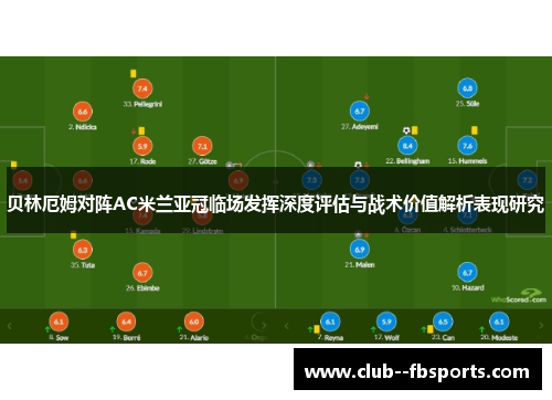 贝林厄姆对阵AC米兰亚冠临场发挥深度评估与战术价值解析表现研究
